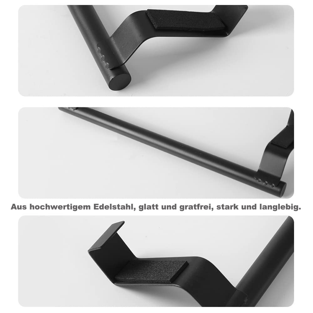 Porta Asciugamani Da Appendere Senza Fori - Bianco, 23 Cm, Acciaio Inossidabile Per Cucina E Bagno - Foto 5