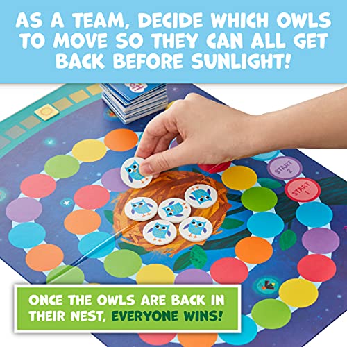 Peaceable Kingdom Hoot Owl Hoot Cooperative Color Matching Game For 2 To 4 Kids Ages 4+ #TOP3