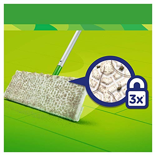 Swiffer Refill Bodenwischer Nachfüllpackung, 60 Stück, (1 x 60 Bodentüchern), Grün – Bild 6