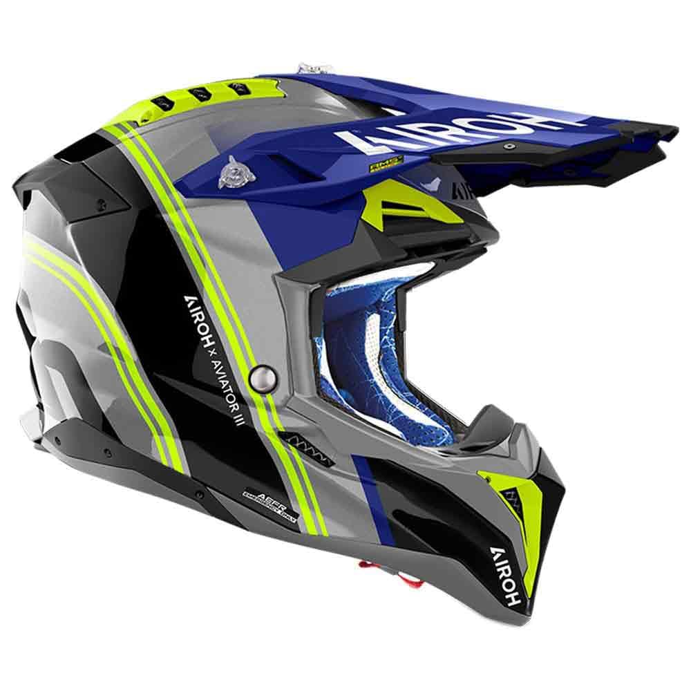 AIROH Aviator 3 Hima Blue Gloss XS