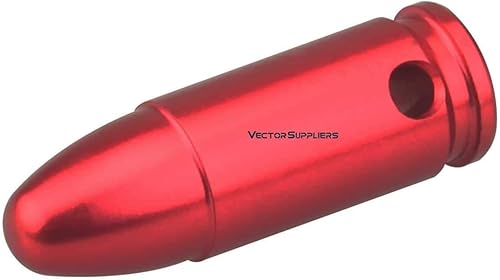 Miniatura 3 de TAC Vector Optics Tapas a presión de 0.354 in, tapas redondas de entrenamiento para simulacros de 0.354 in Luger 6 piezas