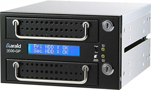 SATA HDD ハードウェアRAID - ARAID3500 Amazon | Accordance Systems ARAID 3500 メタルトレイ 黒