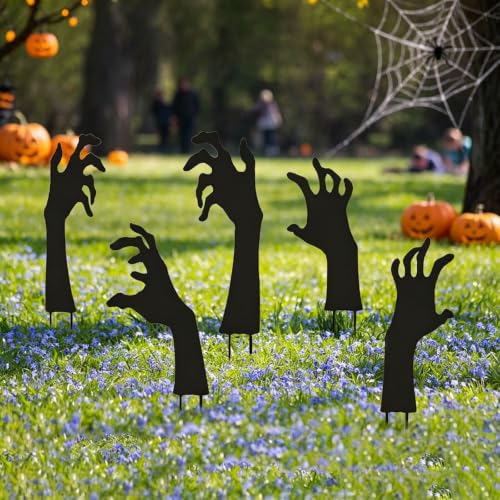 Hand Silhouette Signs Terrifying Theme Graveyard Decorations for Halloween - image 3