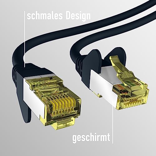 EFB-Elektronik, CAT. 6a network cable up to 10 Gbit, 10m LAN cable Ethernet cable patch cable with jack/kink protection - Image 4