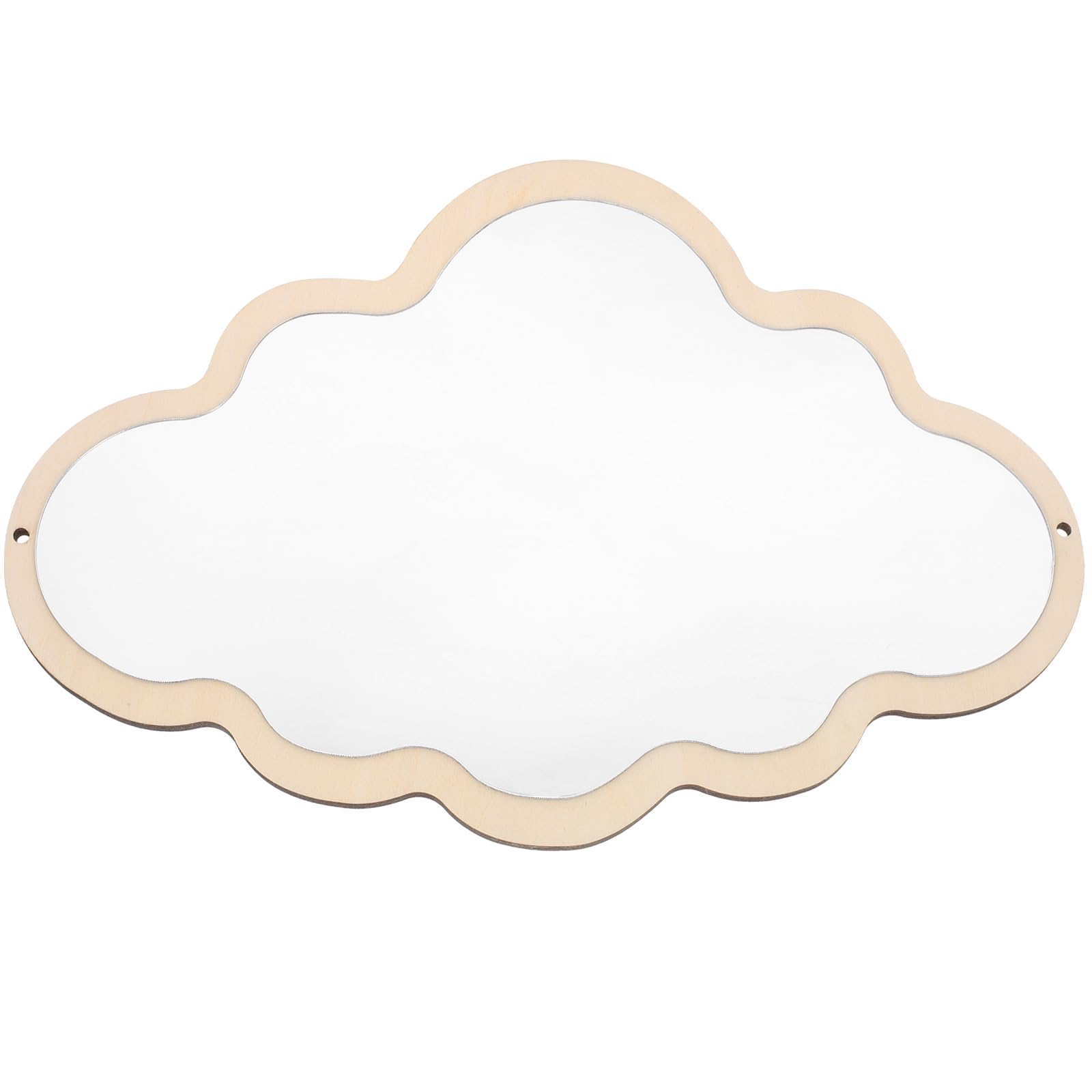 Nordic Children S Safety Mirror 15X10 Inch Wall-Mounted Kids Mirror with Detachable Base Non-Slip Bottom for Nursery Bedroom