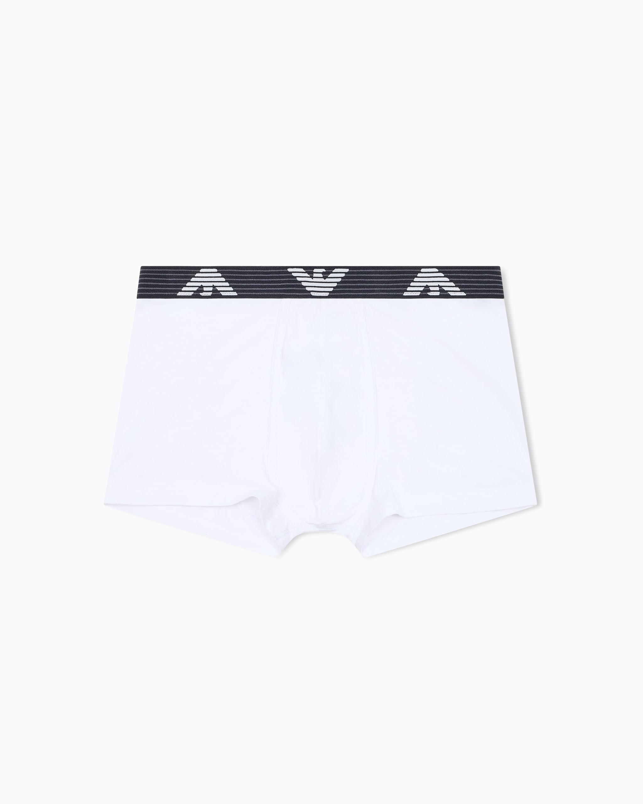 EMPORIO ARMANI Man Textured Logoband Trunk White M