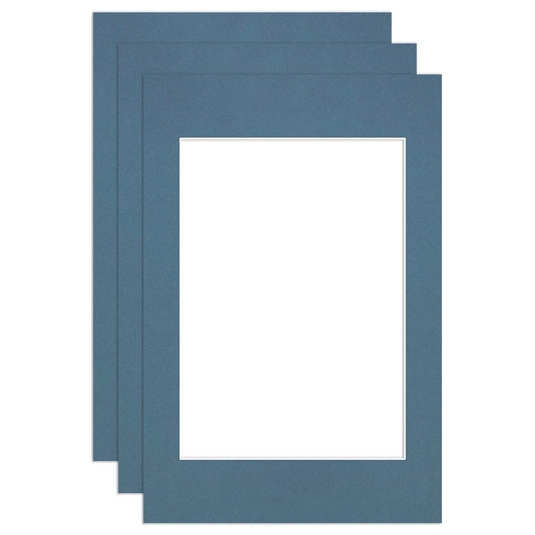 Procut Global 60x40cm Pompadour Picture Mounts to Fit A3 Aperture - Precision Cut Cardboard Photo Mount - Ideal for Frames, Prints, Artwork & Certificates - Sizes & Colours Available - 3 Pack โ image 1