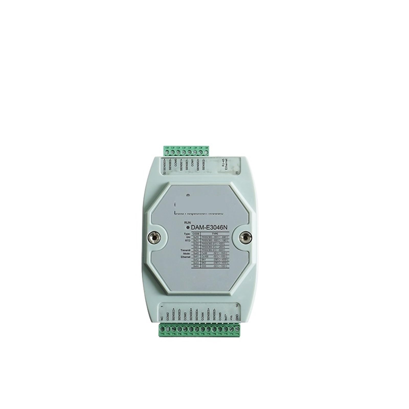 Thermocouple acquisition DAM-E3037N network port thermal resistor PT100 acquisition DAM-E3046N(DAM-E3046N)