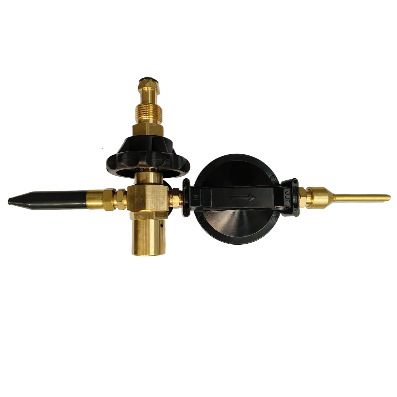 Ballonfüller mit Messgerät 0-3000PSI für CGA580 Tanks Ventile Regler Filler Party