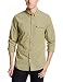 Calvin Klein Jeans Men's Check Woven in Warm Olive