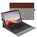 Fintie New Surface Pro 2017 / Surface Pro 4 Case, Multi-Angle Viewing Portfolio Business Cover for Microsoft Surface Pro 2017 / Pro 4 / Pro 3, Compatible with Type Cover Keyboard - Denim Grey