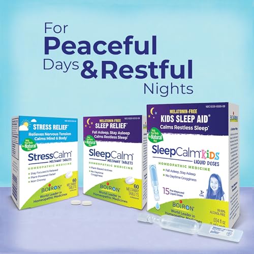 Boiron StressCalm Tablets for Relief of Stress, Anxiousness, Nervousness, Irritability, and Fatigue - 60 Count - image 7