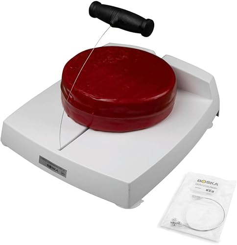 Boska Cheese Commander Pro+ con 6 cables de repuesto adicionalesdispositivo de corte de quesopara quesos pequeños y suaves, compacto, seguro de