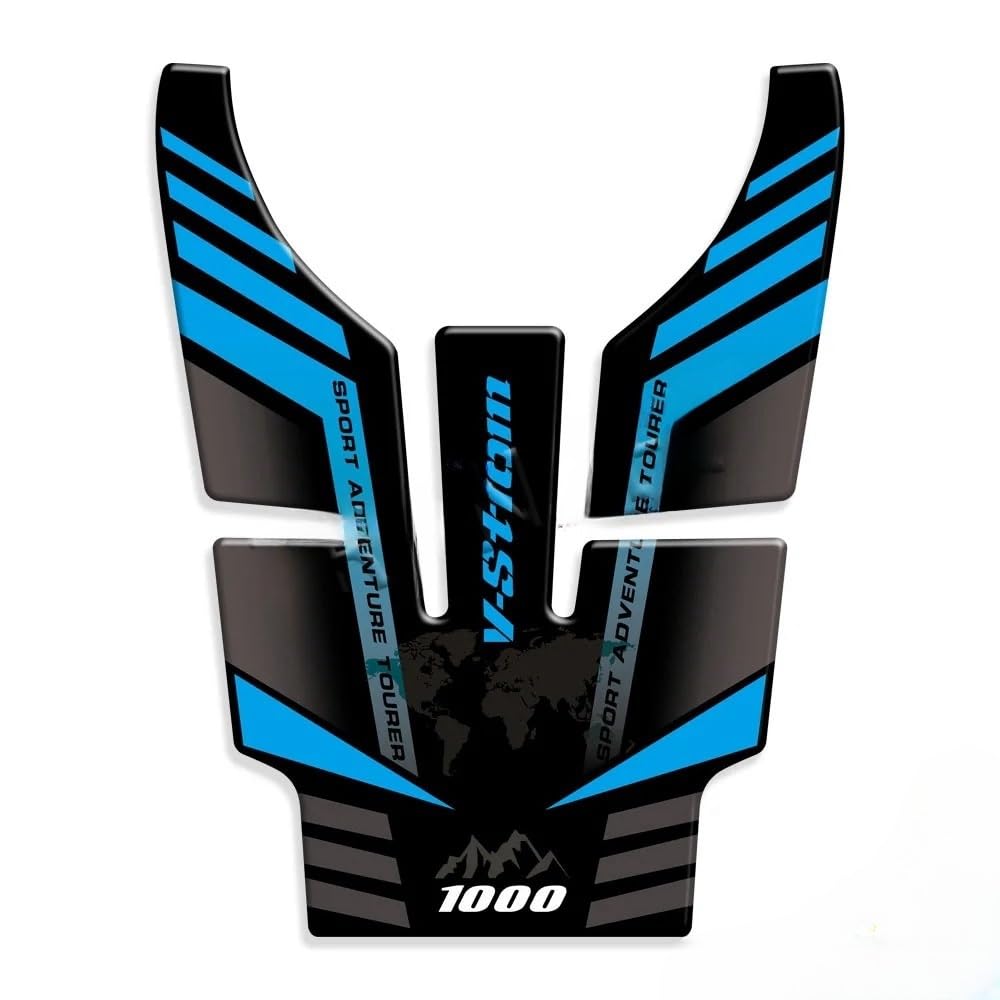 for Suz&uki VStrom V-Strom DL 1000 XT DL1000 2015-2023 Motorcycle Fuel Tank Pad Stickers Protector Decal Accessories Kit Motorcycle Tank Pad