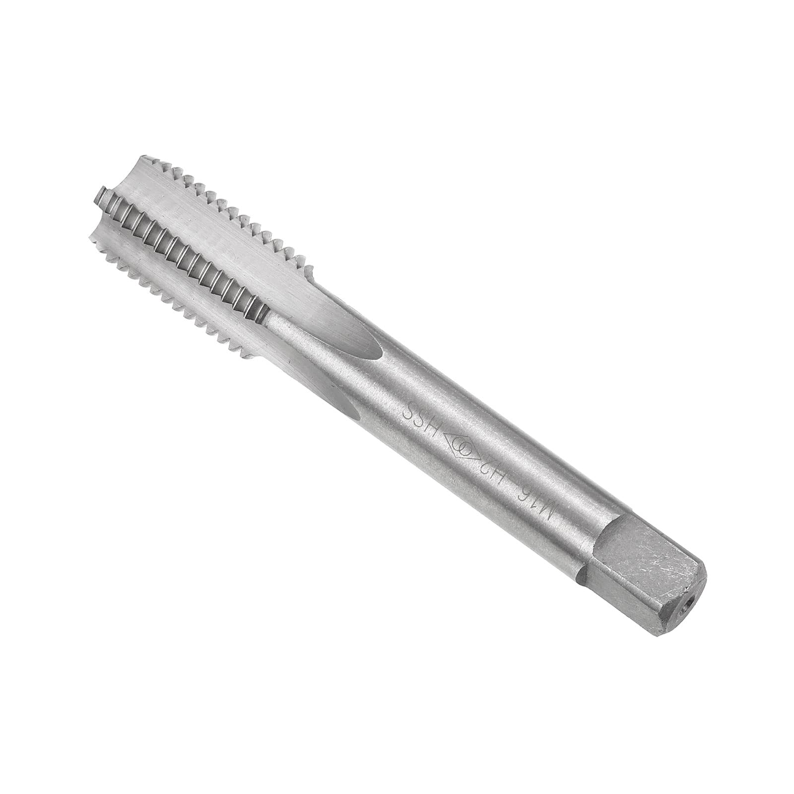 CoCud Thread Milling Taps, Metric M16 x 2 Thread H2, High Speed Steel Machine 4 Straight Flutes Screw Threading Tool - (Applications: for Tapping Drilling Machine), 1-Piece โ image 1
