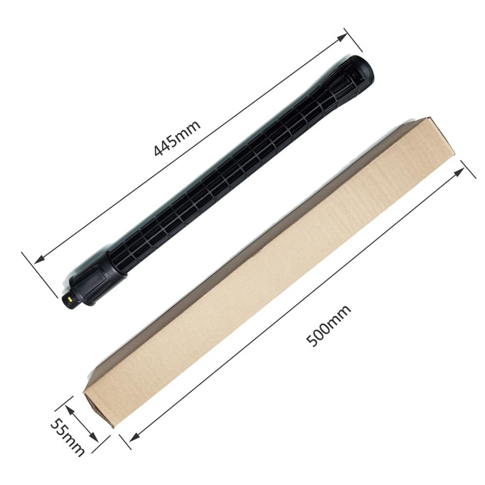 Barra de extensión de Lanza de pulverización Compatible con para Karcher PS20 K2 K3 K4 K5 Accesorio de Lavadora a presión, reemplaza 2.643-240.0, 45 mm x 445 mm
