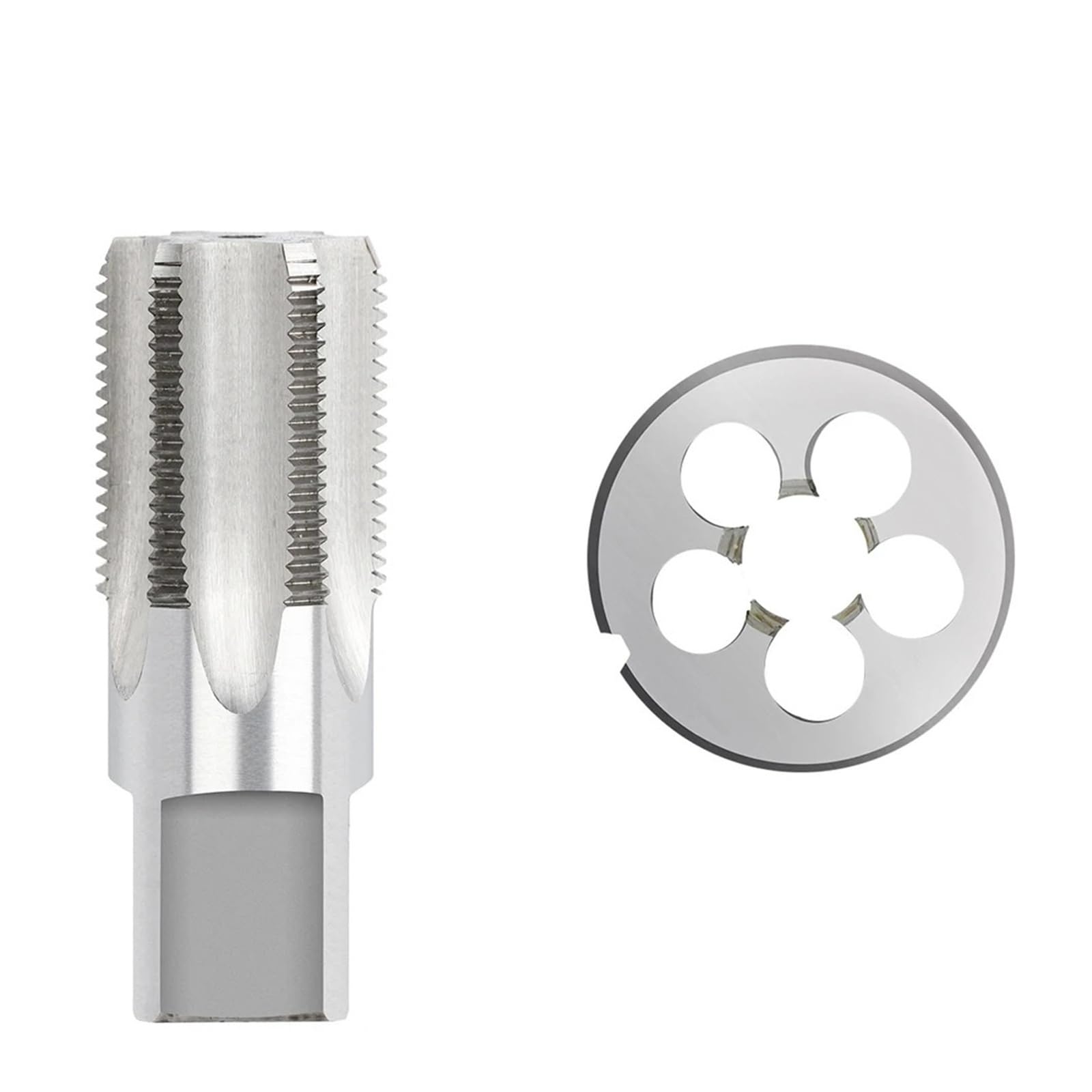 Juego de 2 machos de roscar para Tubos G NPT 55°/60° 1/8 1/4 3/8 1/2 3/4 1 Pulgada 2 Pulgadas, utilizados para Herramientas de roscado de Tubos (2 Piezas G 1)