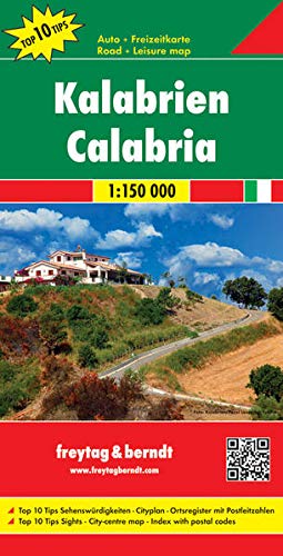 Kalabrien, Autokarte, 1:150.000, Top 10 Tips (freytag & berndt Auto + Freizeitkarten) Kalabrien, Autokarte, 1:150.000, Top 10 Tips (freytag & berndt Auto + Freizeitkarten)