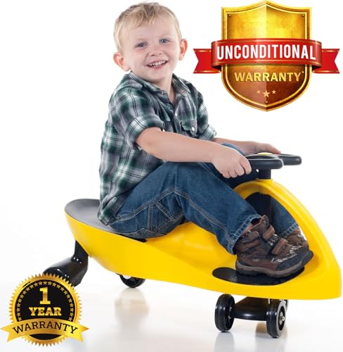 Image of Wishmaster Kids Wiggle Car Ride On Toy for Boys & Girls, Swing Magic Car with Smooth Wheels, No Battery Ride On Car for Indoor & Outdoor Play, Age 3+ Years