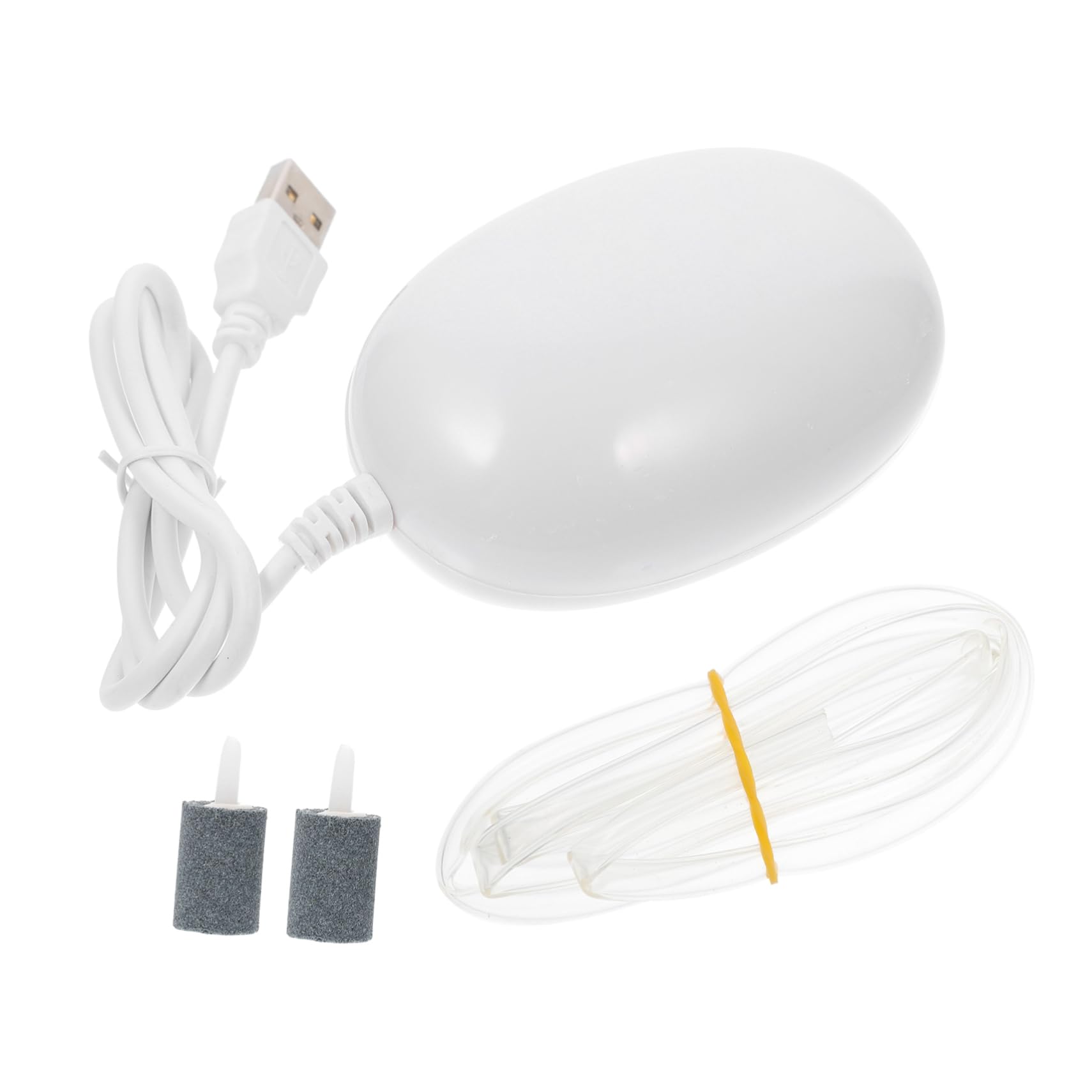 BESTonZON USB Oxygen Air Pump for Fish Tank Portable Aquarium with High Exhaust Volume Compact Design Low Power Consumption for Home Aquariums