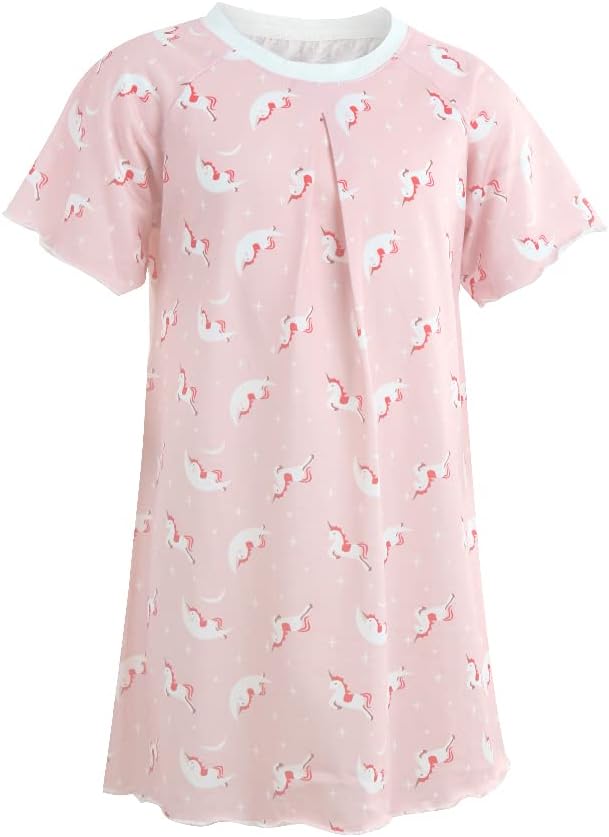 GAZIAR Girls Casual Dresses Short Sleeve Summer T-Shirt Dresses Size 6 7 8 9 10-12 for Little Kids