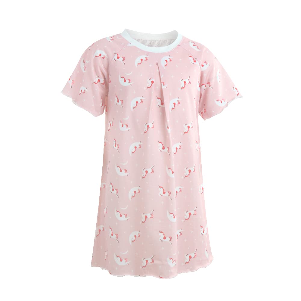 GAZIAR Girls Casual Dresses Short Sleeve Summer T-Shirt Dresses Size 6 7 8 9 10-12 for Little Kids