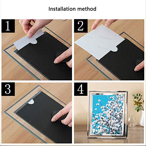 8X10 Picture Frames Set Of 4 Tabletop Display Home Decor Multi Glass Frames #TOP5