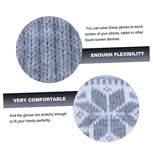 Veemoon 1 De Luvas Touchscreen De Floco De Neve Para Crianças Luvas De Esqui Luvas De Inverno Para C