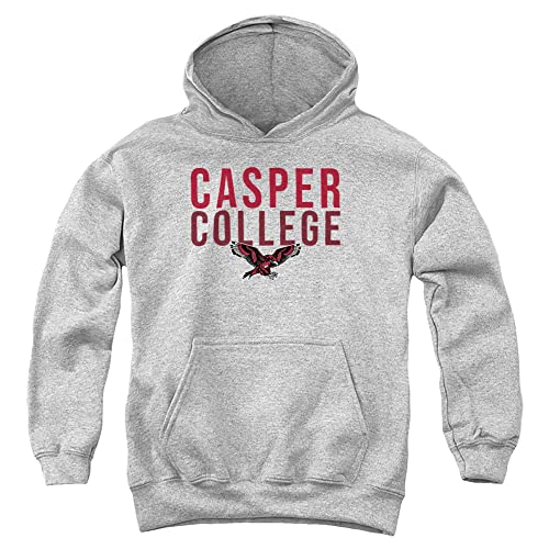 Casper College Official Stacked Youth Kids Boy/Girls Pull-Over Hoodie Sweatshirt