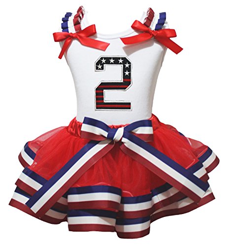Robe USA à rayures pour le 4ème Juillet et pique-niques en famille de la naissance à 8 ans