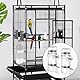 2 Stück Vögel Wasserspender, 140ml Automatischer Wasserspender für Käfig, Kunststoff Vogeltränke Käfig, Transparent Futterspender Vogel für Papageien, Wellensittiche, Sittiche, Ziervogel, Taube