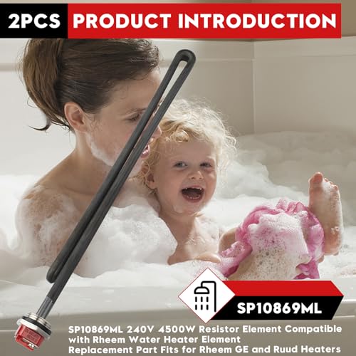 Résistance chauffe-eau 4500W 240V compatible Rheem GE