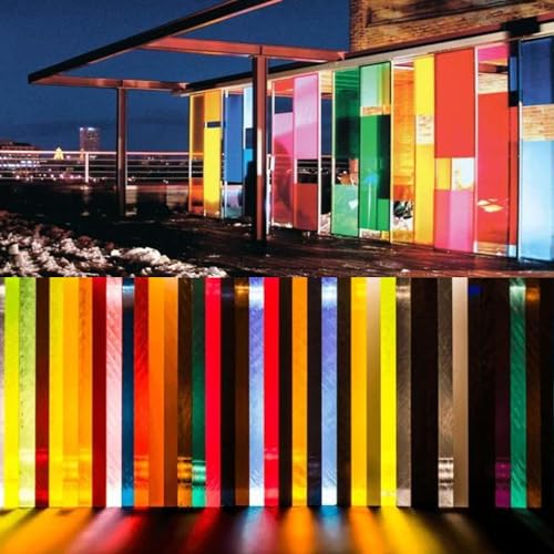 Image of 11 Pack 3.5X5 Inch Colored Translucent Acrylic Sheets with A Thickness of 0.08 Inches, Suitable for Making Various DIY Handicrafts Such As Hot Bending, Carving, Laser, Cutting, Drawing, Etc