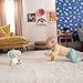 Bright Starts Hug-a-Bye Baby Elephant Stuffed Animal Musical Toy, Soft Toy Soother Plays Songs & Lights up, Newborn and up