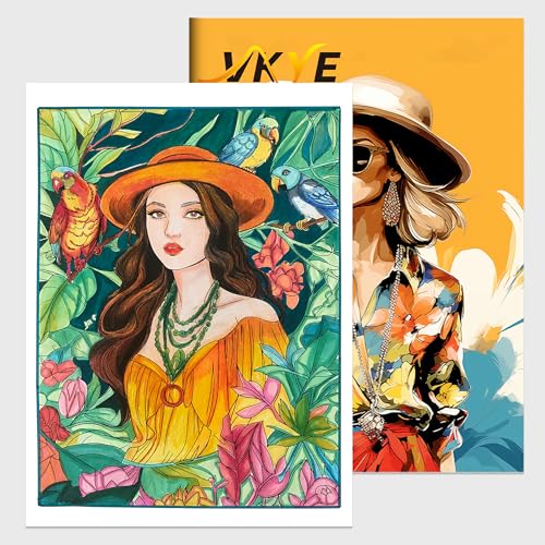 Vkye CC05V02 Set Of 2 Fashion Character Coloring Book thumb #3