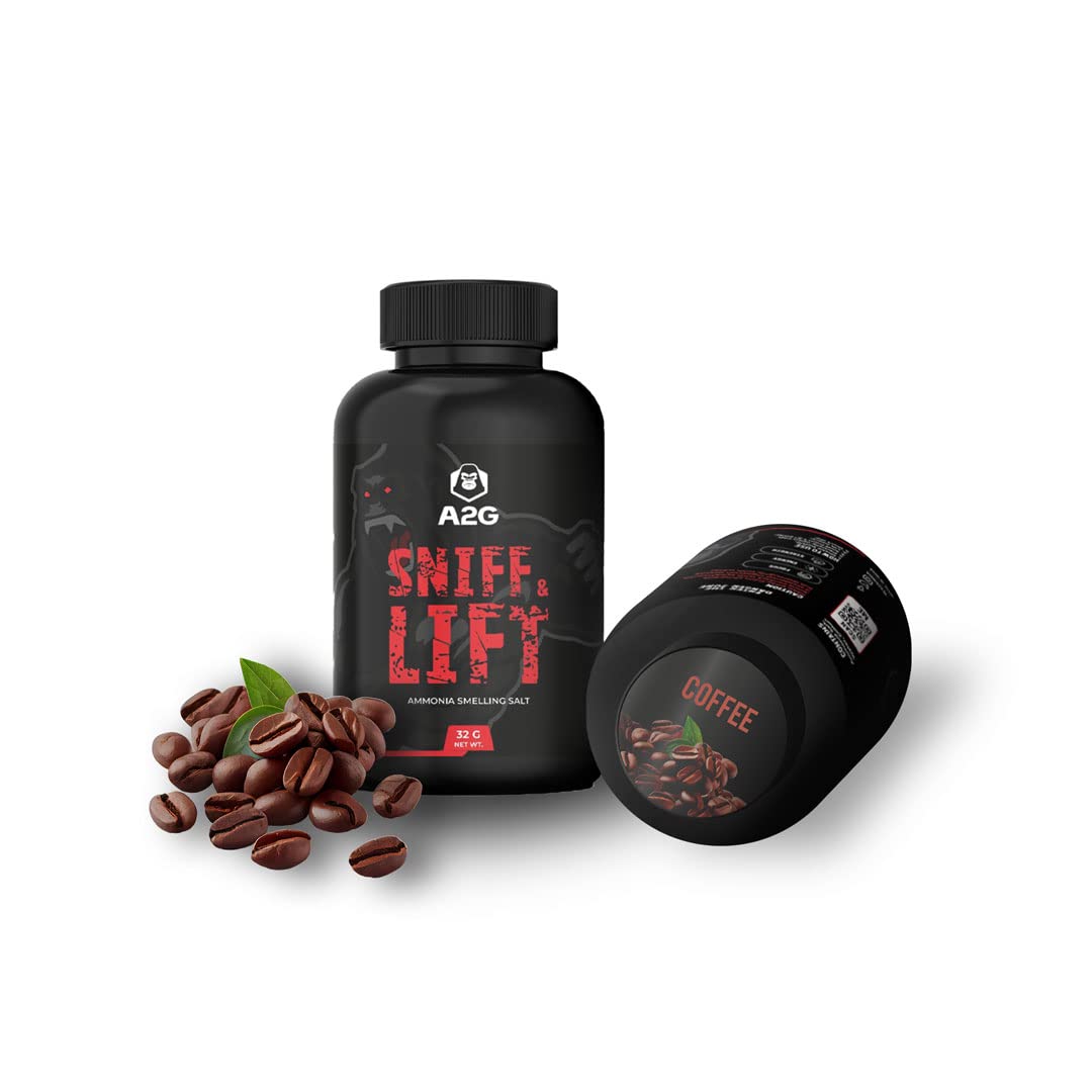 A2G Sniff & Lift Ammonia Smelling Salt | Strongest ammonia smelling stimulant for powerlifting | THE OG FORMULA | A2G Lifestyle (coffee) (B0C613DH7X) Amazon Price History, Amazon Price Tracker
