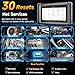 FOXWELL NT909 Scan Tool Wireless Bidirectional All System All Function Scanner with FOXWELL BT100 Pro Battery Tester 12V Automotive
