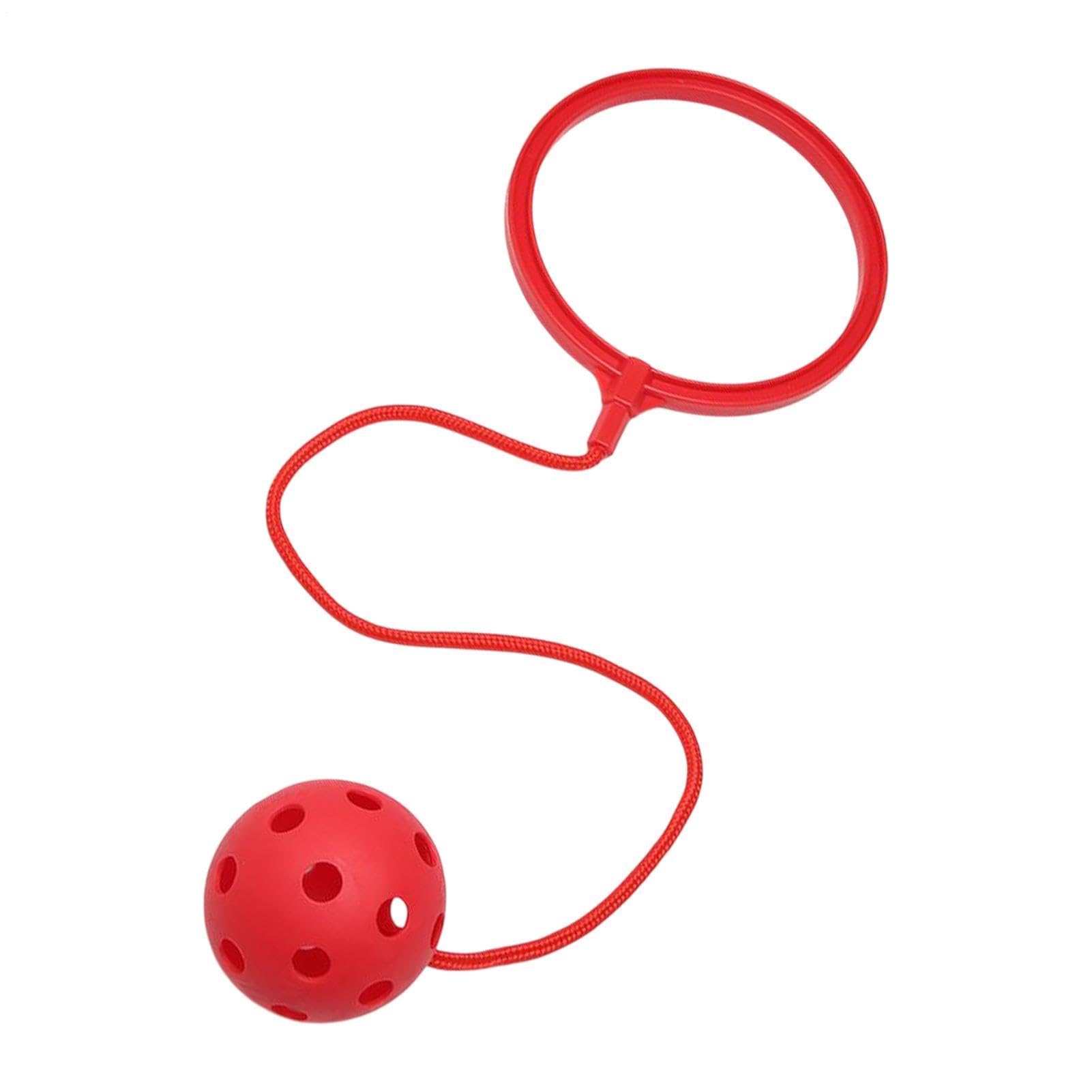 Skip Ball Ankle Toy, Exercise Swing Ball, Outdoor Exercise Toy, Soft Jumping Ring Rotating Single Leg Swing In Assorted Colors, for School Breaks, Family Vacations, Park, Camping