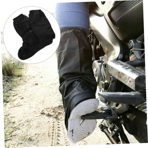 1 par de fundas impermeables para botas de lluvia unisex - Fundas elásticas con hebilla para días lluviosos y nevados miniatura 7
