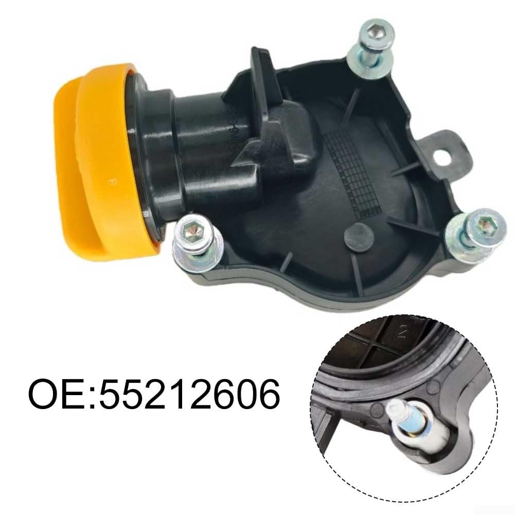 OEM 55212606 Tappo di riempimento dell'olio per Jeep per Cherokee 2.0L Diesel 2014-2018 per Jeep per Renegade 1.6L 2.0L per Diesel 2014-2023 per Jeep Compass 2020-2024 per Fiat Freemont 2.0L 2011-2015