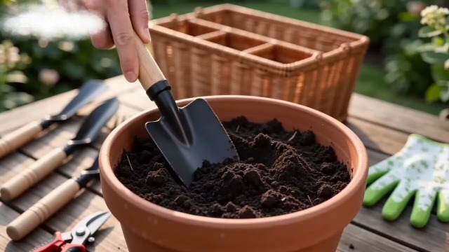 Set de herramientas para jardín, 9 piezas, acero miniatura 7