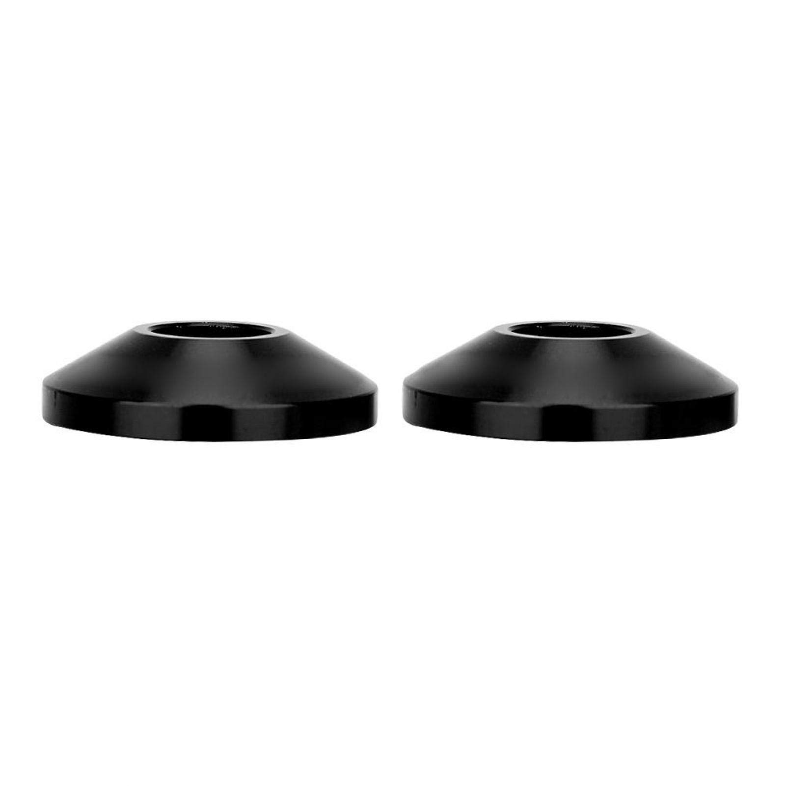 Dioche 1 paio di terminali universali per manubrio moto, in lega di alluminio CNC, colore nero