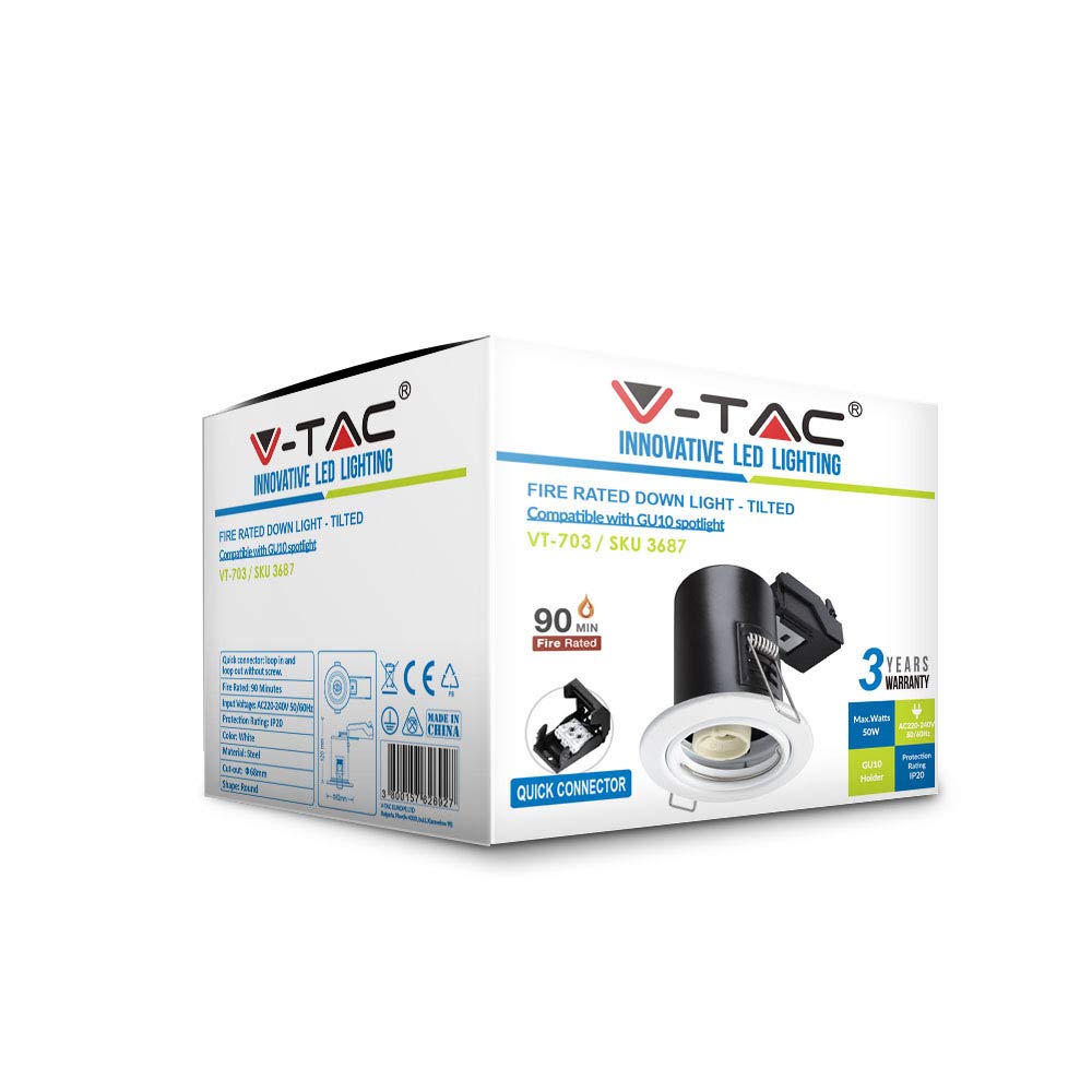 V-TAC VT-150ST 6400K 532 LED-Außenstrahler Fest eingebaut 150W Gris