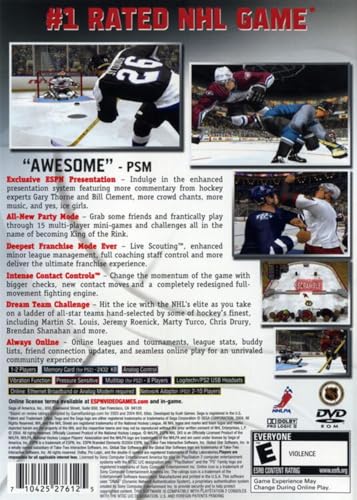 Image of ESPN NHL 2K5 - PlayStation 2 (Renewed)
