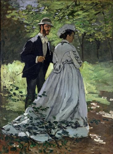 Impression Monet les Promeneurs pour habiller un mur vide