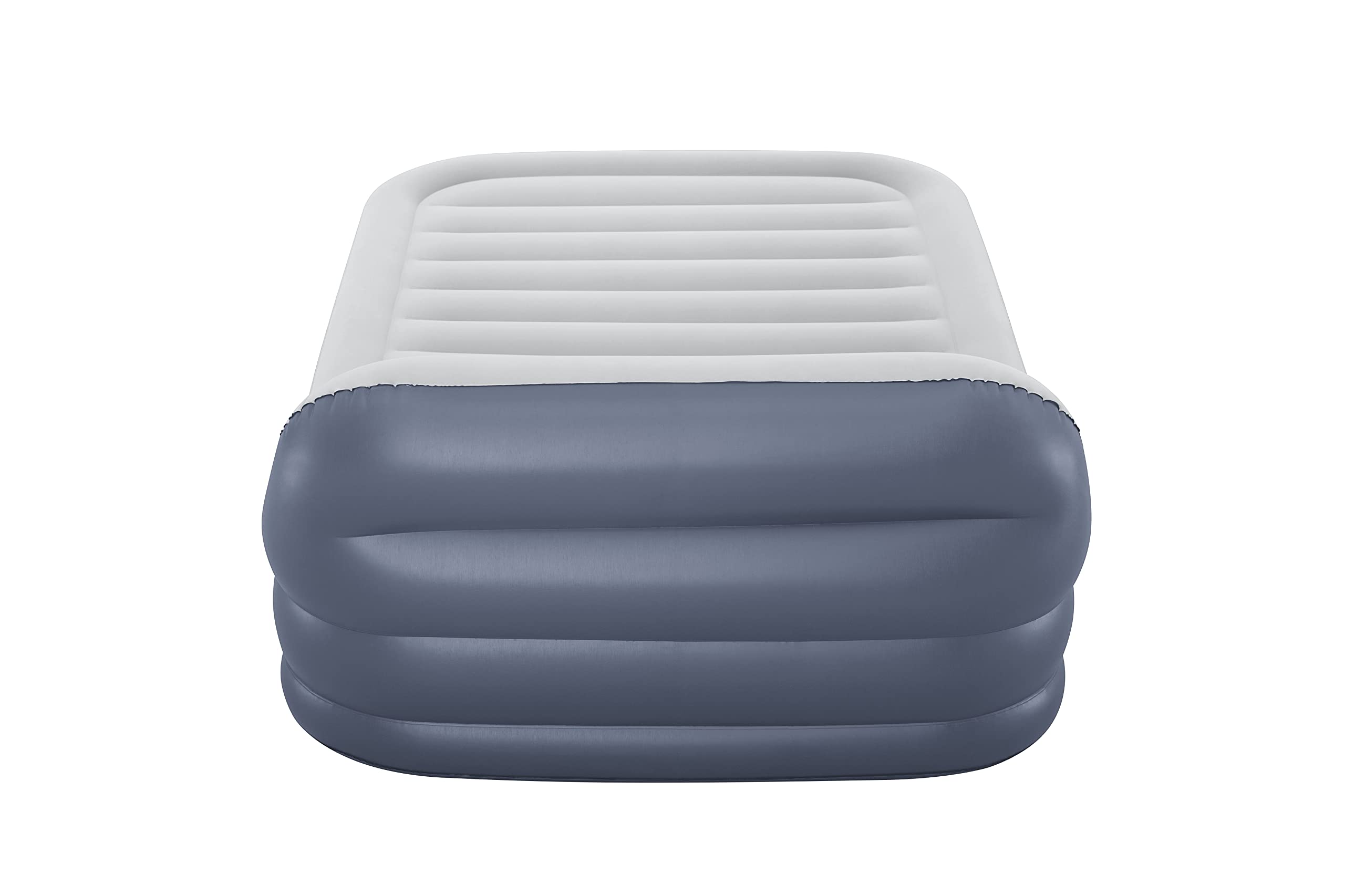 Bestway 89" x 60" x 33"/2.26m x 1.52m x 84 cm Tritech SleekFlow Headboard Air Mattress Queen Built-in AC Pump