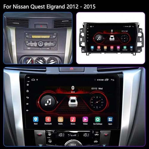 Carplay para Nissan Navara 2011-2018 pantalla táctil con Android Auto inalámbrico y Bluetooth 2