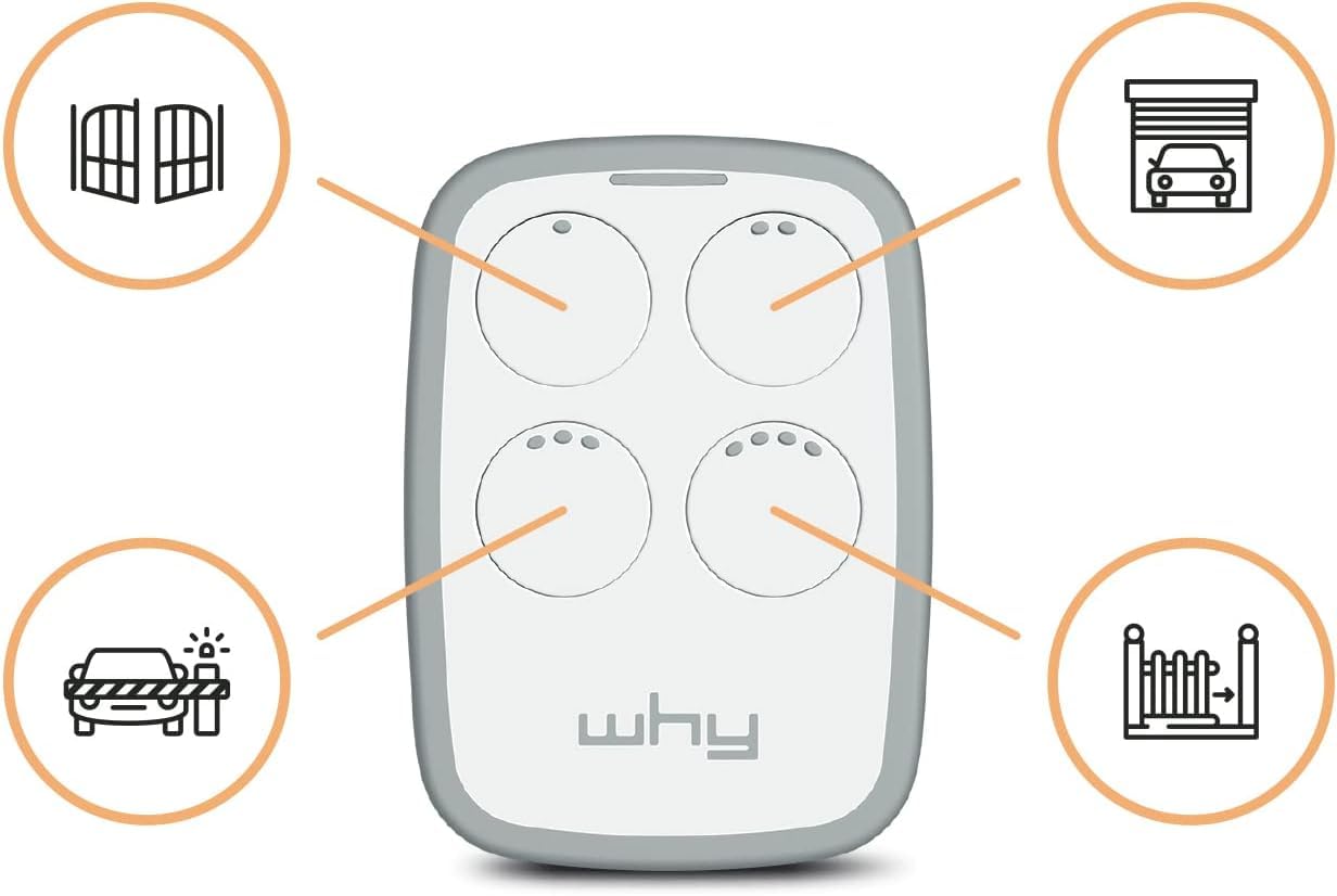 SOLO WHY - 1 telecomando universale per raggruppare 4 telecomandi