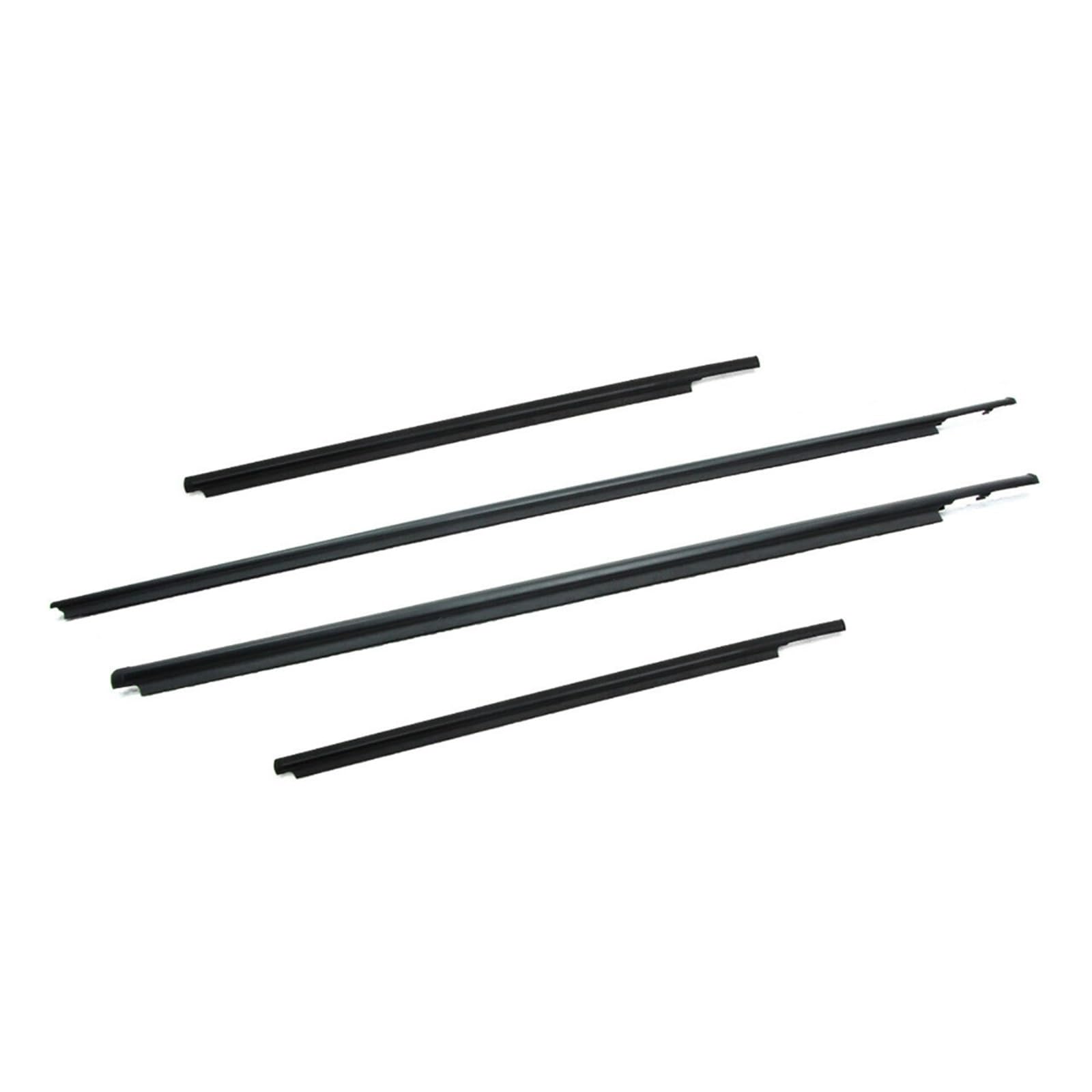 Yuqudgelky One Color 68160-0D090 68210-0D090 For Toyota For Vios 2008-2013 4Pcs Outer Window Weatherstrips Seals Side Door Moulding