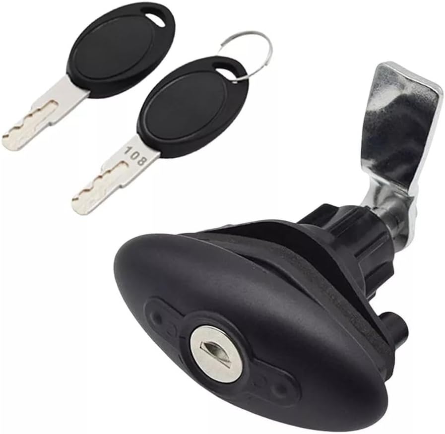 1 Pcs RV Cabinet Door Lock Cabinet Locks Caravan Motorhome Furniture Locks with 2 Key Filing Cabinet Drawer Cupboard Door Lock